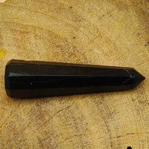 Beautifully Made Pointed Black Onyx Gemstone Handmade Healing Pencil